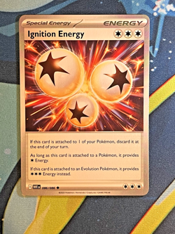 Ignition Energy WHT 086/086 Pokemon SV: White Flare Uncommon Normal EN NM - Image 1