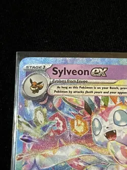 Sylveon ex 086/191 Tera Ultra Rare Surging Sparks Pokemon TCG Card Eeveelution - Image 2