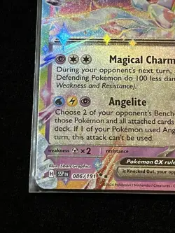 Sylveon ex 086/191 Tera Ultra Rare Surging Sparks Pokemon TCG Card Eeveelution - Image 5