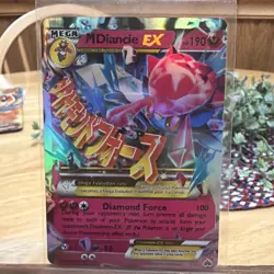Pokemon Company M Diancie EX XY44 XY Promo Full Art Holo 190 HP English 2014 - Image 1