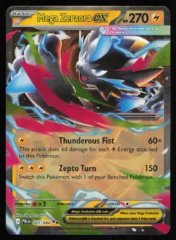 2026 POKEMON MEGA ZEROARA EX OC DOUBLE RARE #027 - Image 1