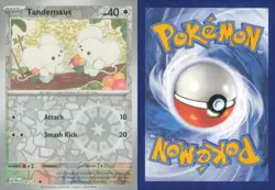 TANDEMAUS 167/193 COMMON PALDEA EVOLVED POKEMON REVERSE HOLO NEAR MINT - Image 3