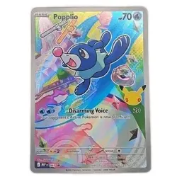 Popplio 045 First Partners Promo Illustration Rare 30th Anniversary Pokemon TCG - Image 1