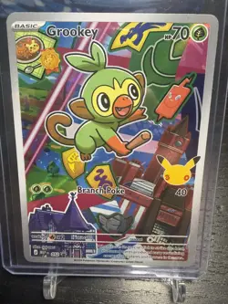 Grookey Pokemon First Partner Illustration Series 2 052 Promo 30th Anniversary 2 - Image 1
