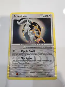 Pokemon TCG Arceus AR5/9 Holo Rare HP Condition - Image 1