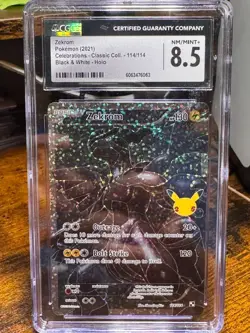 Zekrom 2021 Pokemon Celebrations - Classic Collection CGC 8.5 #114 - Image 1