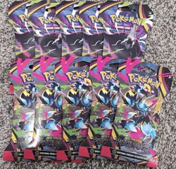 Pokemon TCG Pitch Black Sealed Sleeved Booster Packs Lot of 10.🔥Ships Today🔥 - Image 1