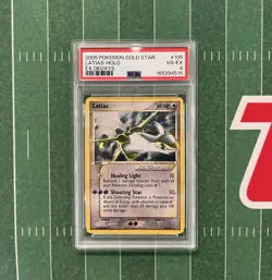 2005 Pokemon #105 Latias Gold Star Holo - EX Deoxys PSA 4 - Image 1