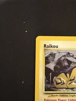 Raikou Pokemon Unlimited Holo Neo Revelation 13/64 2001 SWIRL💫 - Image 2