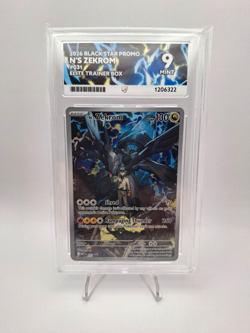 N's Zekrom 031 ETB Black Star Promo Pokemon TCG Ace Grading Mint 9 - Image 1
