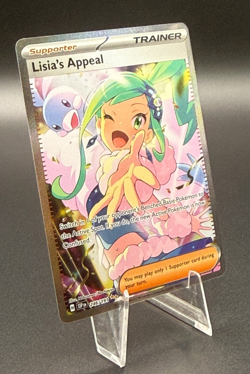 Pokemon TCG SV Surging Sparks Lisias Appeal 246/191 Full Art Trainer NM - Image 1