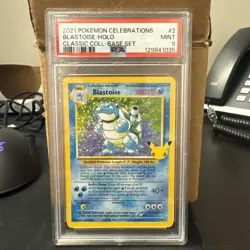 Blastoise 2/102 Celebrations 25th Classic Collection PSA 9 Pokemon ship fast - Image 1