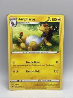Pokemon - Ampharos 057/189 - Darkness Ablaze - Non Holo Rare - - Image 1