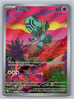 Elgyem 120/086 Holo Illustration Rare Black Bolt Pokemon Near Mint - Image 1