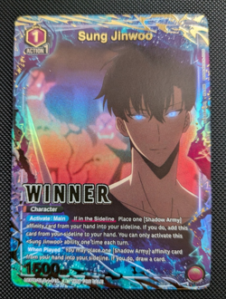 Sung Jinwoo Alt Art Winner Foil UEPR/SLG-1-019 NM - Union Arena Solo Leveling - Image 1