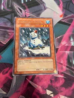 YUGIOH - SNOWMAN EATER - RARE - RGBT - 1ST ED - LP - Image 1