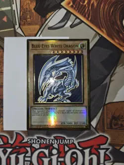 YUGIOH BLUE-EYES WHITE DRAGON MAGO-EN001 GOLD 1ST ED NM - Image 4