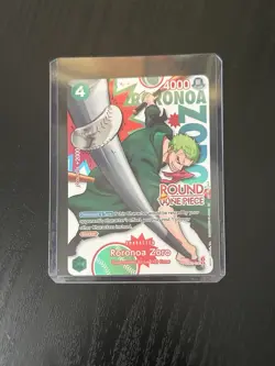 Roronoa Zoro One Piece Round 1 US English Promo Card PRB02-006 - Image 1