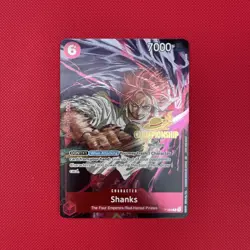 2025 One Piece Championship CS 25-26 Event Pack P-083 Shanks Promo NM - Image 1
