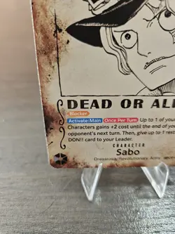 One Piece Sabo (120) (Wanted Poster) - Carrying On His Will (OP13) - Image 4