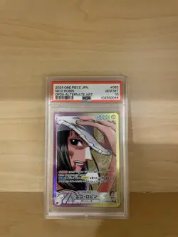 Bandai 2024 Japanese One Piece Nico Robin OP09-062 Alt Art Holo PSA 10 - Image 1