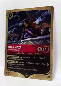PROMO Lorcana Elisa Maza - Transformed Gargoyle 30/P3 Into the Inklands EN Foil - Image 1