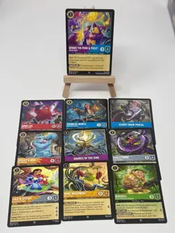 Disney Lorcana Attack of the Vine 10 Super Rare Card Lot Pooh Lilo Stitch Violet - Image 1