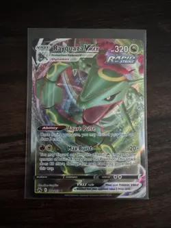 Pokemon TCG Rayquaza VMAX Crown Zenith Ultra Rare Card 102/159 - Image 1