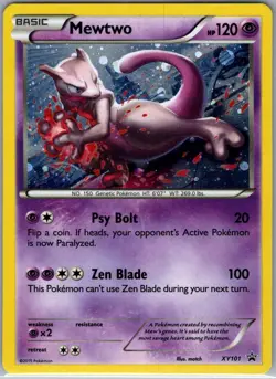 Mewtwo XY101 Holo XY Promos - Pokemon Card - NM - Image 1