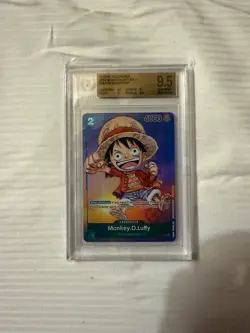 One Piece Monkey.D.Luffy Gen Con 2023 P-037 Foil Promotion Cards bgs 9.5 - Image 3