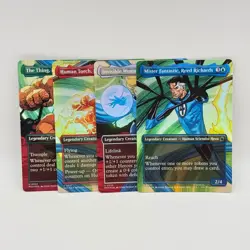 Lot of 4x MTG Marvel Super Heroes Fantastic Four Foil 4 Card Set 0320-0323 - Image 4