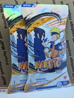 2x - Kayou Naruto Chapter Jin Platinum Collectible Trading Cards Booster Packs - Image 4