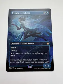 High Fae Trickster Borderless Magic Foundations MTG Magic NM English x1 - Image 1
