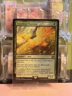 Traveling Chocobo - SEALED Prerelease Foil Promo - Final Fantasy MTG - Image 1