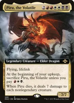 NM - Piru, the Volatile (Extended Art) [MH2 - 466] Modern Horizons 2 - Image 1