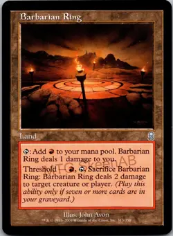 MTG SkeenAB Barbarian Ring from Odyssey. LP. - Image 1