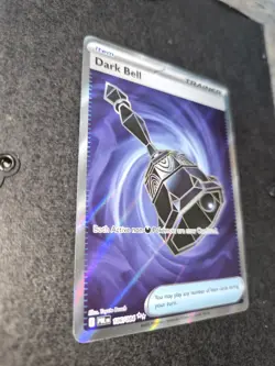 ​Dark Bell 106/084 Ultra Rare Pokemon Card Pitch Black Full Art Trainer Item NM - Image 3