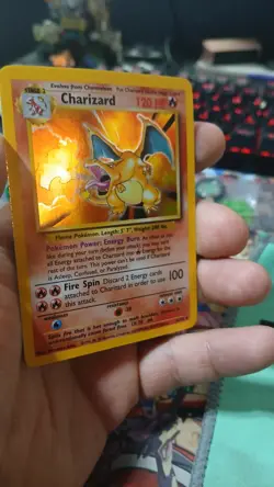 Charizard 4/102 Base Set Holo Rare Pokemon Card LP Condition - Image 4