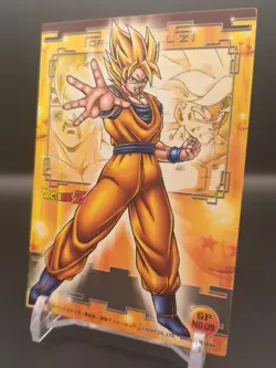 Son Goku SP No.09 Holo Dragon Ball Z Card Carddass Ensky 2006-2008 Japan TCG B2 - Image 2