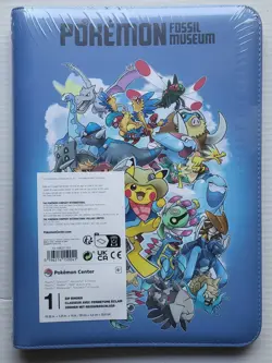 Pokemon Fossil Museum TCG Zip Binder Pokemon Center Exclusive - Image 1