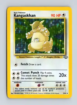 Pokemon TCG Kangaskhan 05/64 Jungle Holo MP - Image 1