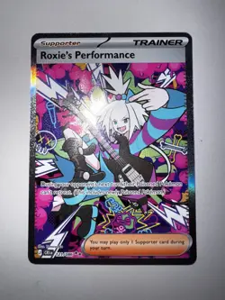 Pokemon Chaos Rising - Roxie’s Performance 121/086 SIR Pack Fresh NM TCG - Image 2