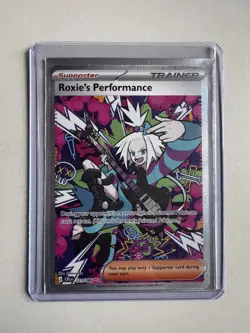 Pokemon Chaos Rising - Roxie’s Performance 121/086 SIR Pack Fresh NM TCG - Image 4
