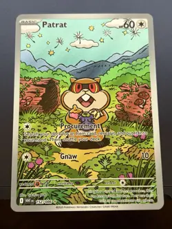 Patrat 152/086 Sv: White Flare Holo Pokemon TCG Card - Image 1