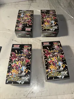 Pokemon TCG: Scarlet & Violet High Class Shiny Treasure ex Booster Box All Open 4521329394824 - Image 1