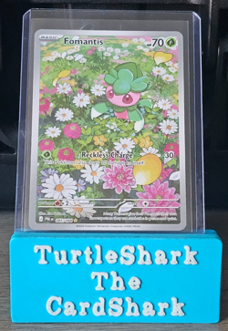 Fomantis Pokemon TCG Pitch Black Illustration Rare Full Art 85/84 - Image 1