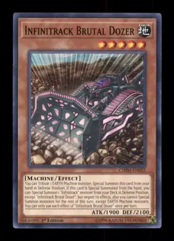 Infinitrack Brutal Dozer CHIM-EN022 1996 Yu-Gi-Oh! TCG Trading Card - Image 1