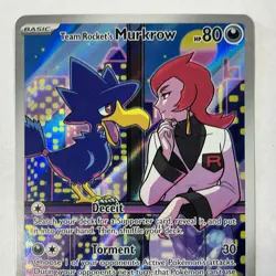 Team Rocket's Murkrow 2025 Pokemon Destined Rivals #200/182 - Image 5