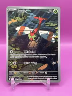 Pokemon Yanma 183/182 Destined Rivals Illustration Rare Holo NM - Image 1