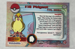 Topps Chrome 2000 Pokemon - Spectra Chrome #18 Pidgeot (#1/2) - Image 2